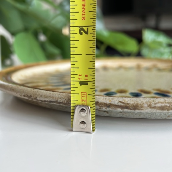 Vintage Handmade Pottery Plate Signed Ria - Picture 13 of 13